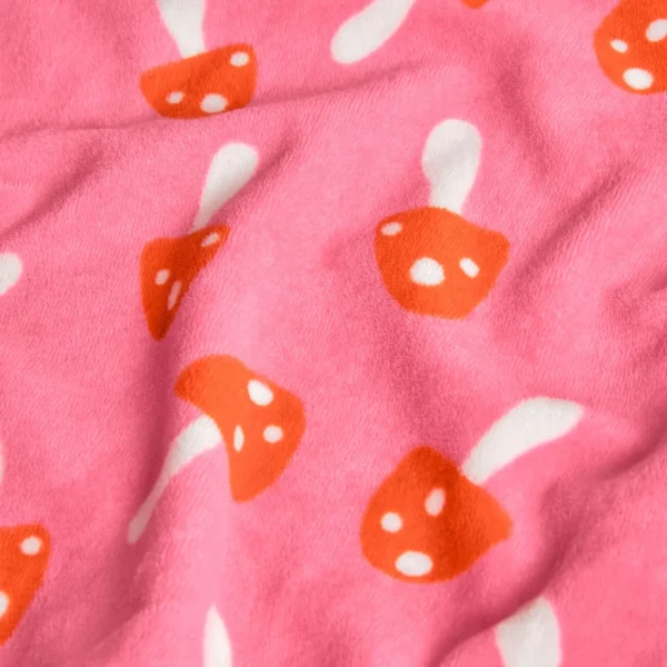 Pijama terciopelo estampado de niña
