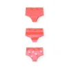 Pack 3 braguitas estampadas de niña