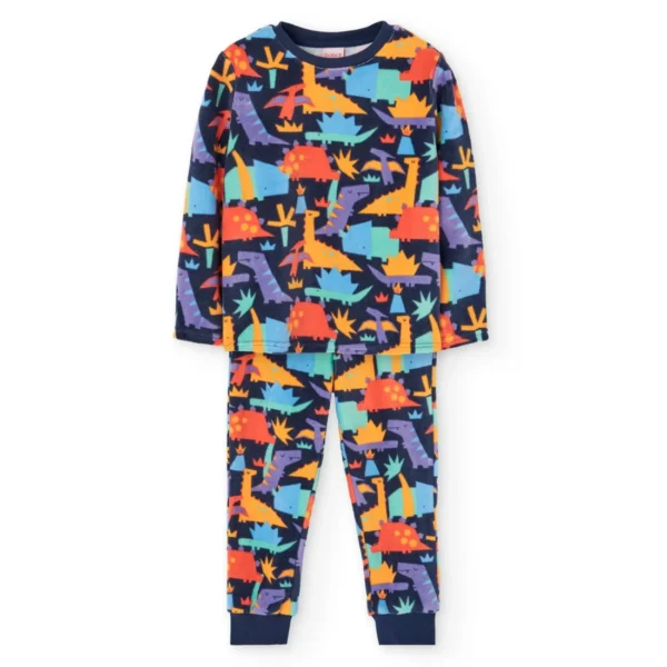 9320049674_a Pijama terciopelo estampado de niño
