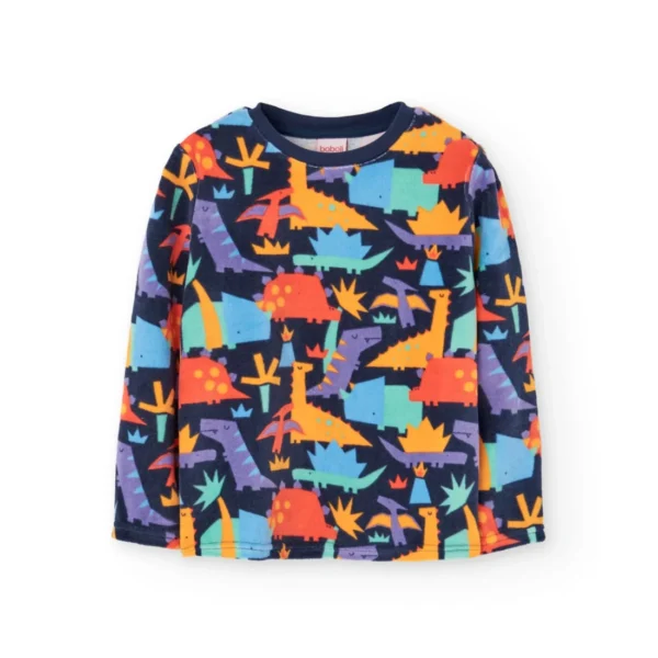 9320049674_c Pijama terciopelo estampado de niño