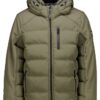 Parka acolchada softshell verde