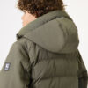 Parka acolchada softshell verde