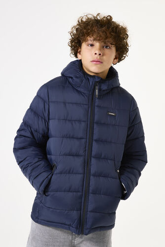 Chaqueta acolchada azul oscuro