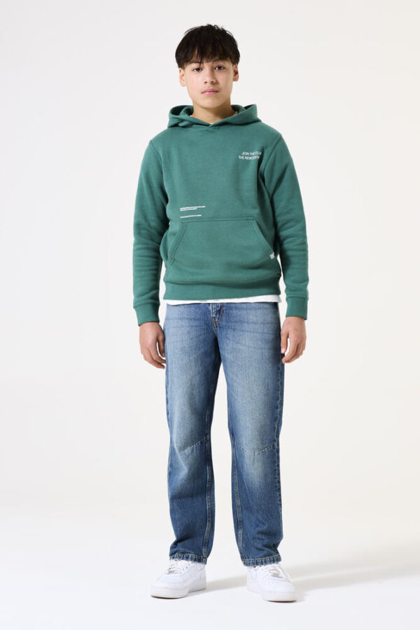 Sudadera con capucha verde