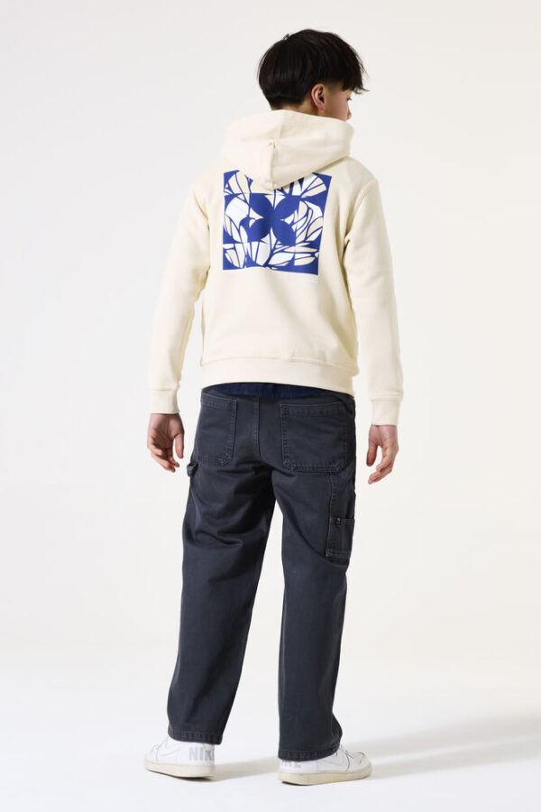 Sudadera con capucha beige