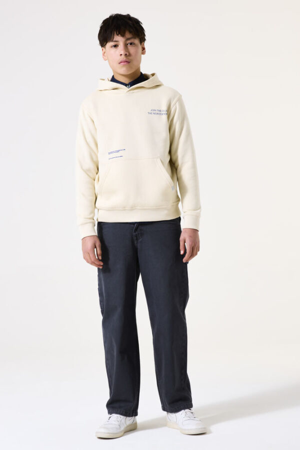 Sudadera con capucha beige