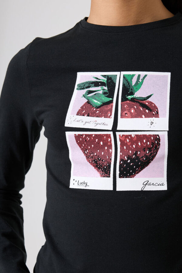 Camiseta Manga larga negra