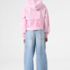 Sudadera con capucha rosa