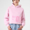 Sudadera con capucha rosa