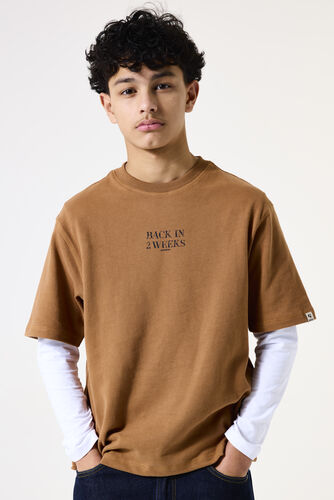 Camiseta marrón