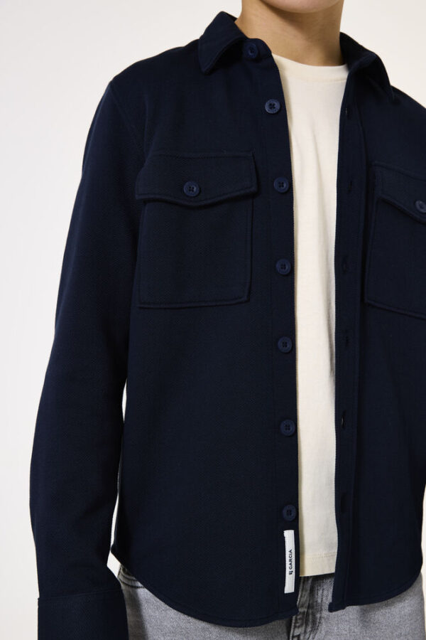 Sobrecamisa azul oscuro