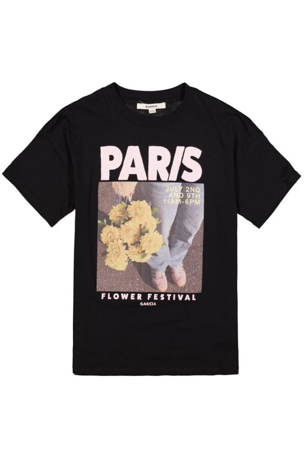 Camiseta estampado pecho