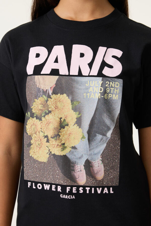 Camiseta estampado pecho