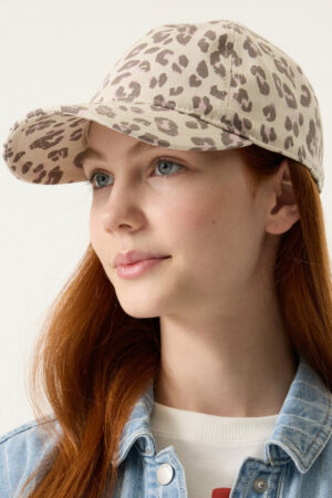Gorra estampado leopardo