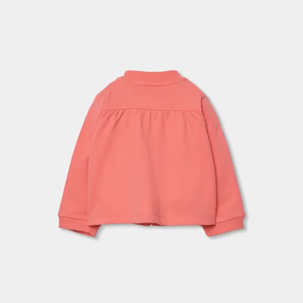 Chaqueta felpa de bebé niña