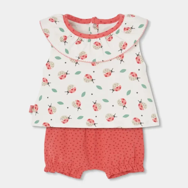 Conjunto punto de bebé niña