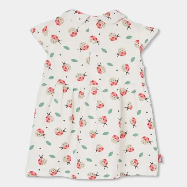 Vestido punto estampado de bebé