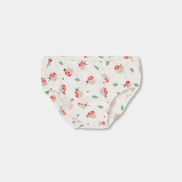 Vestido punto estampado de bebé