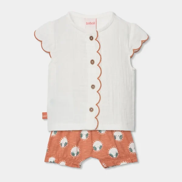 Conjunto punto de bebé niña