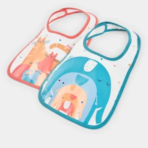 2530881111_a Pack 2 baberos de bebé