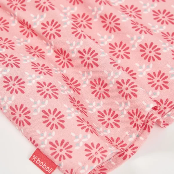 Blusa popelín combinada de niña