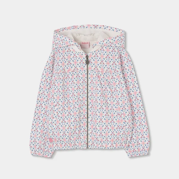 Chaqueta felpa estrellas de niña