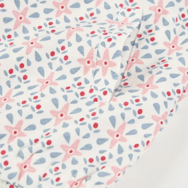 Chaqueta felpa estrellas de niña