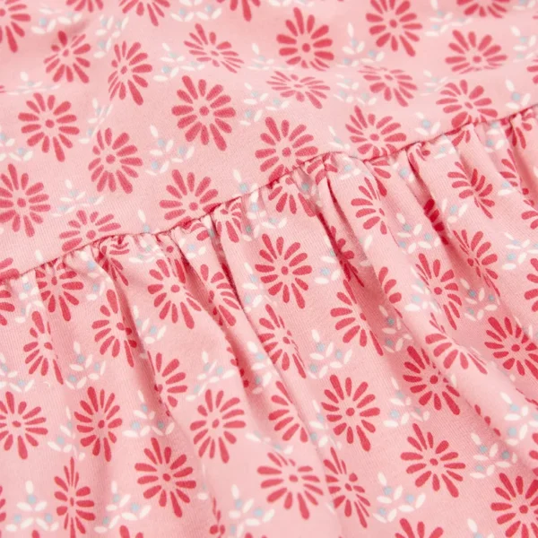 Vestido punto estampado de niña