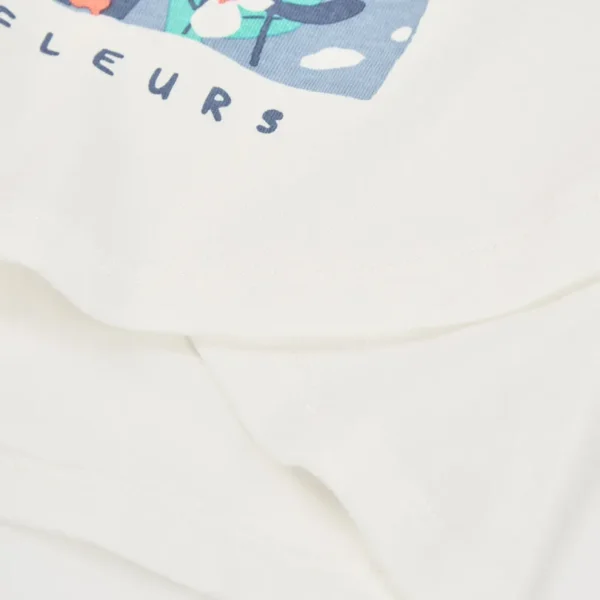 Camiseta punto manga larga de niña