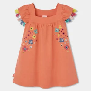 Vestido punto flamé de niña