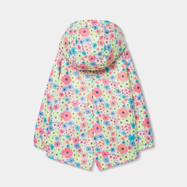 3131979801_b Parka tejido técnico flores de niña