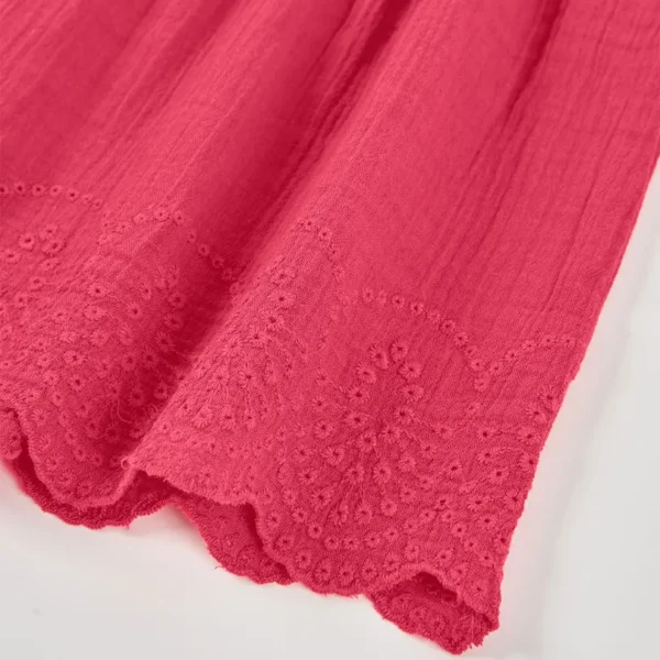 Camiseta punto combinada de niña