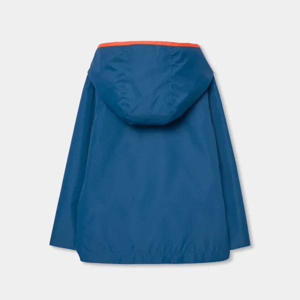 Parka reversible flores de niña