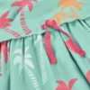 Vestido viscosa "palmeras" de niña