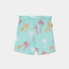 Bermudas viscosa "palmeras" de niña