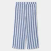 Pantalón lino listado de niña