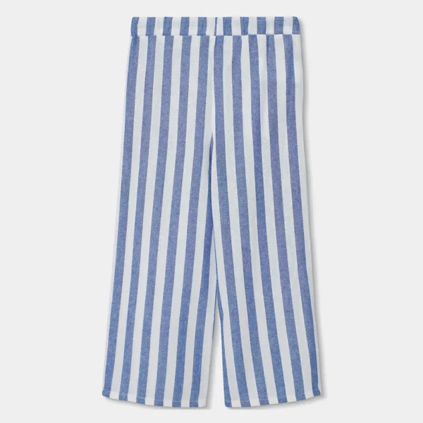 Pantalón lino listado de niña