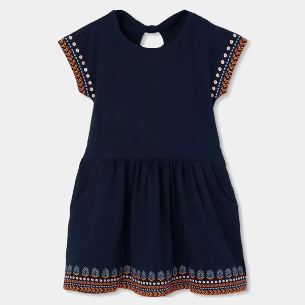 Vestido punto flamé de niña