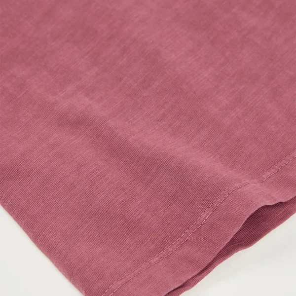 Camiseta punto flamé de niña