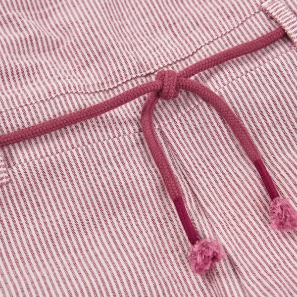 Mono popelín listado de niña