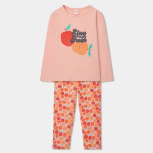 4830833953_a Pijama punto manga larga de niña