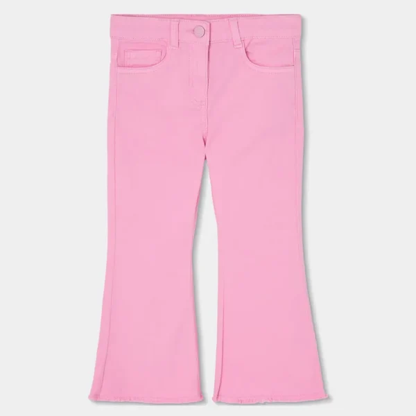 Pantalón sarga elástica de niña