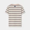 Camiseta punto listada de niño