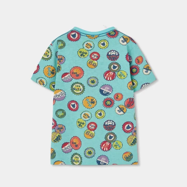Camiseta punto estampada de niño