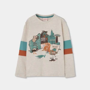 Camiseta punto manga larga de niño