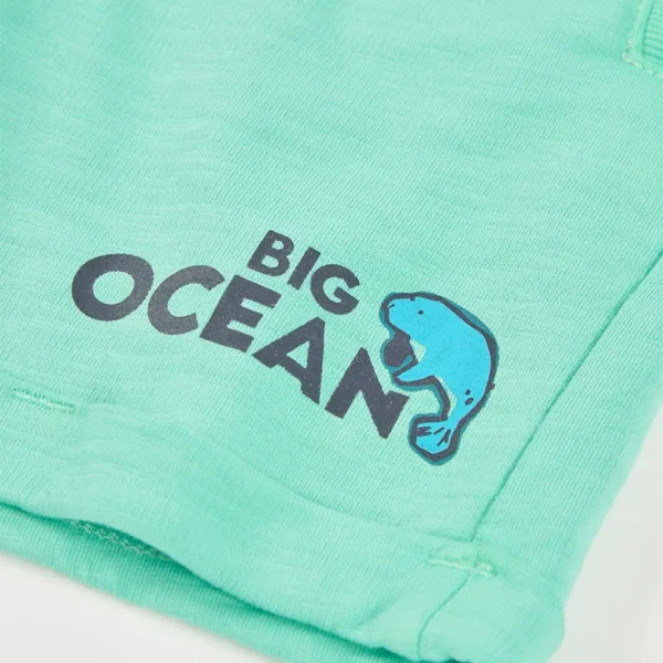 Bermudas felpa flamé de niño