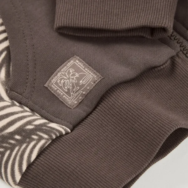 Chaqueta felpa con capucha de niño