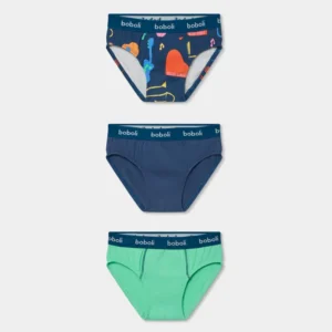 6830309776_a Pack 3 calzoncillos punto de niño