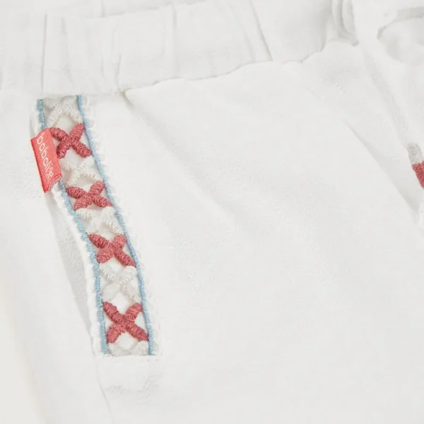 Bermudas de tejido de niña