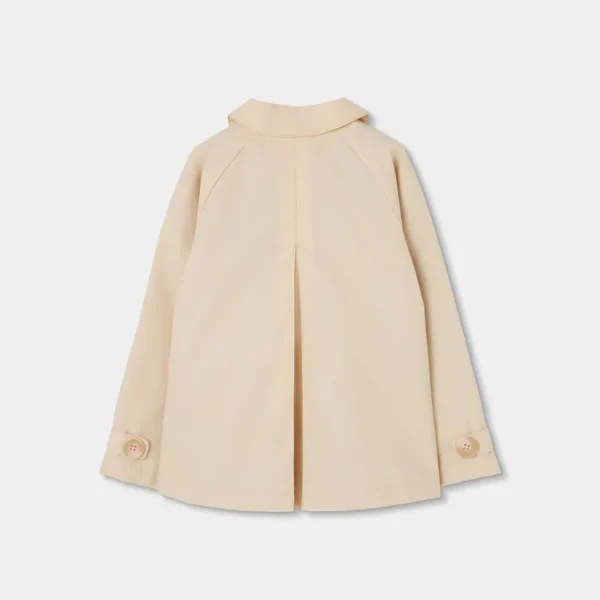 Gabardina tejido técnico de niña